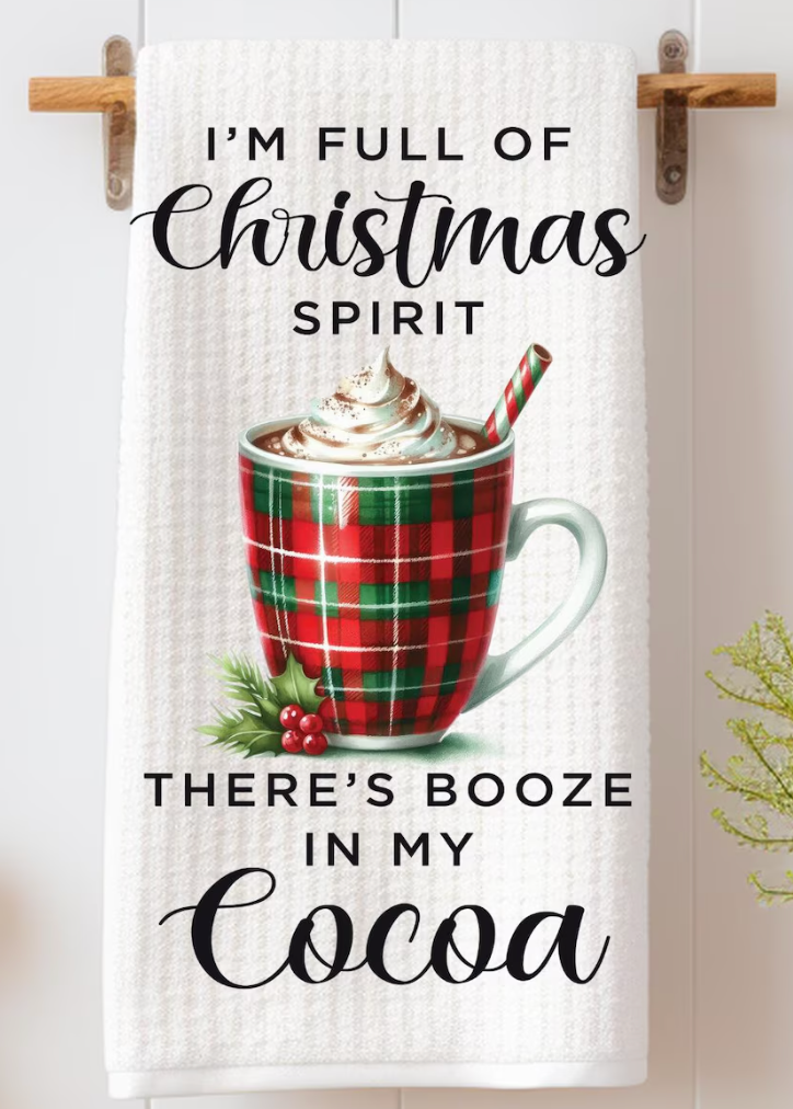 I'm Full Of Christmas Spirit There's Booze In My Coco