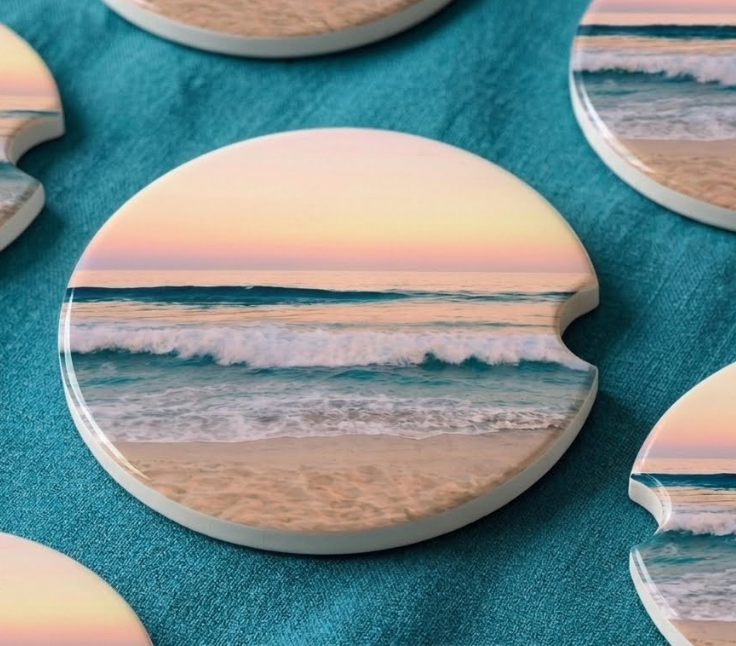 Car Coaster - The Beach