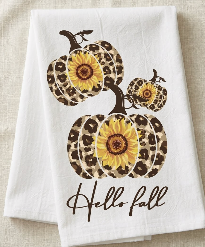 Dish/Hand Towel - Hello Fall Pumpkin $12.00-$14.00