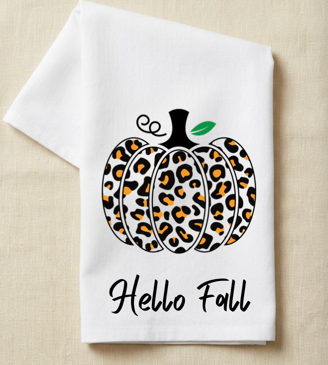 Leopard Pumpkin- Orange and Black