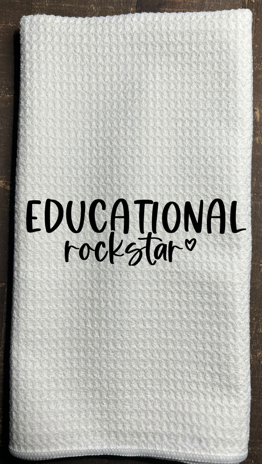 Dish Towel - Educational Rockstar