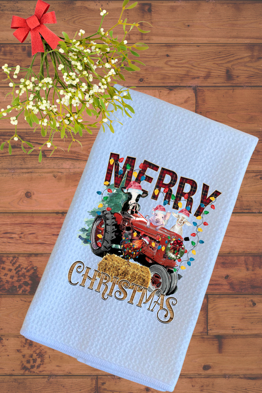 Dish Towel - Merry Christmas