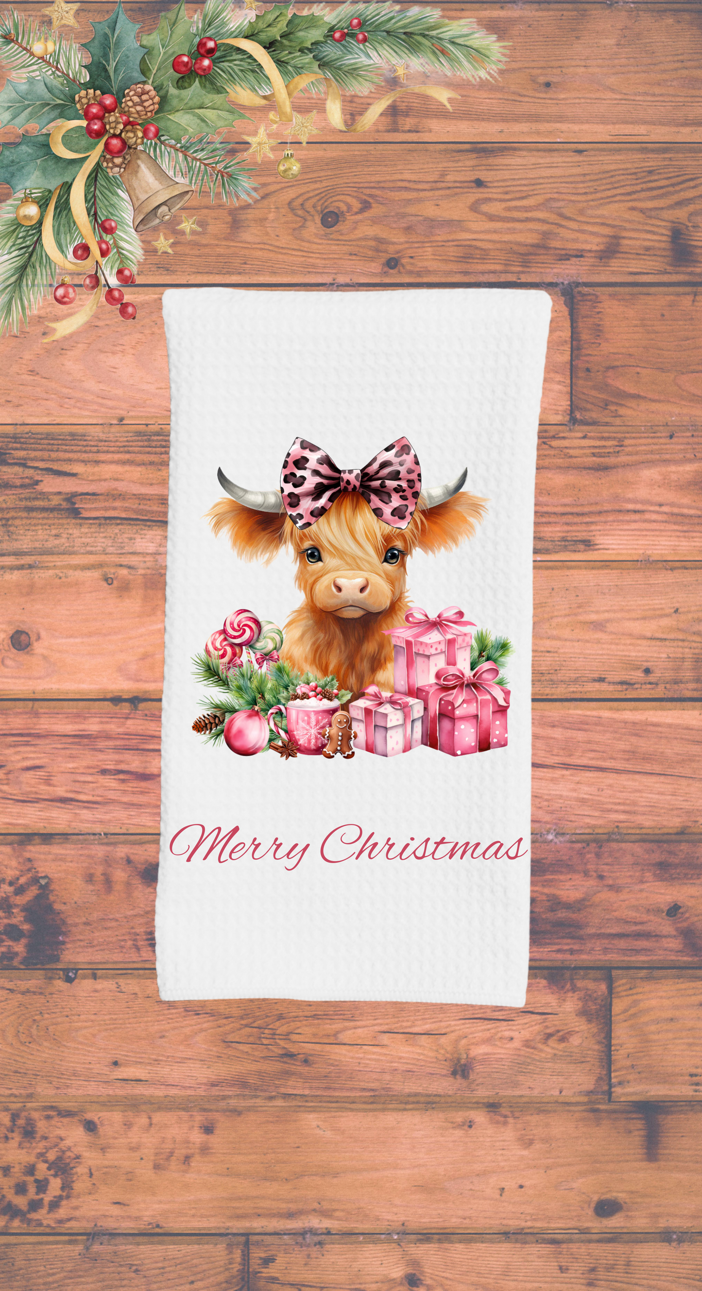 Highland Cow Pink