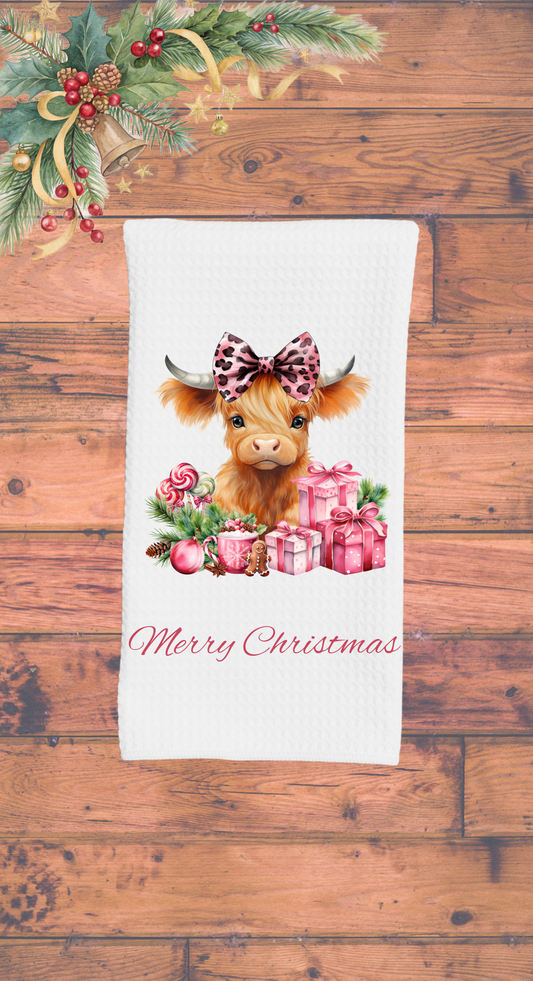 Highland Cow Pink