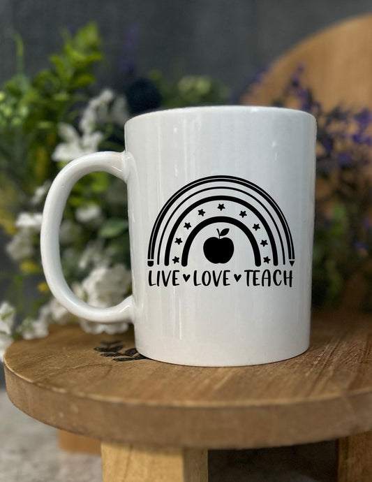 Coffee Cup-Live Love Teach