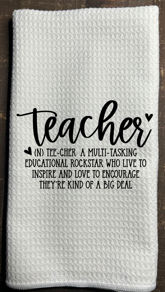 Dish Towel-Teacher