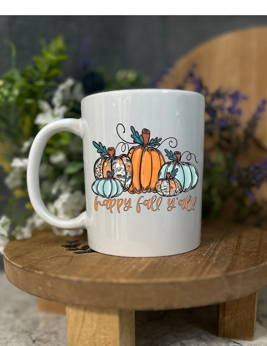 Coffee Cup-Happy Fall Y'all