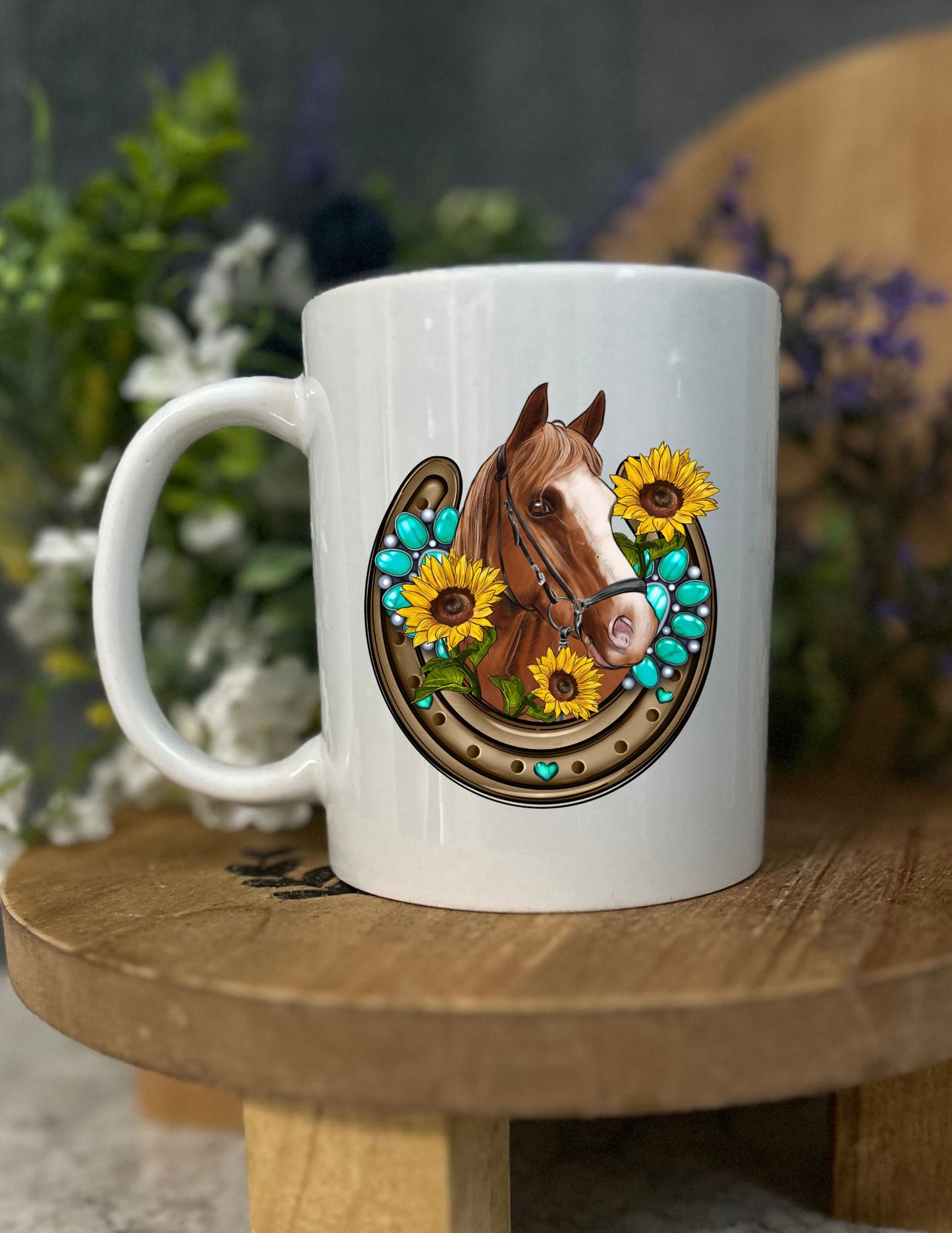 Coffee Cup - Horse with Horseshoe