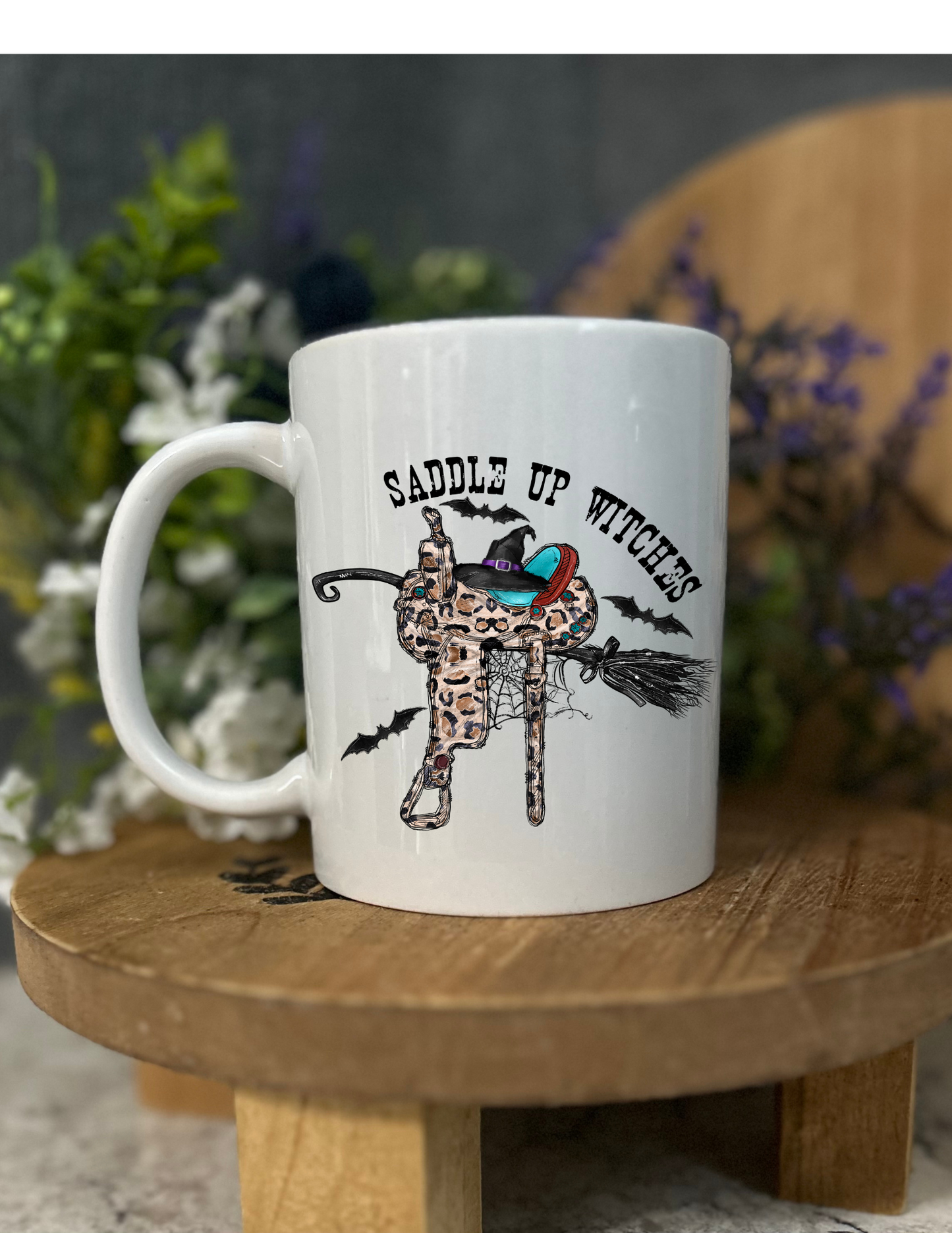 Coffee Cup-Saddle Up Witches