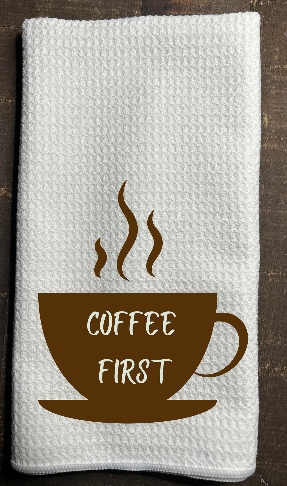 Dish Towel-Coffee First