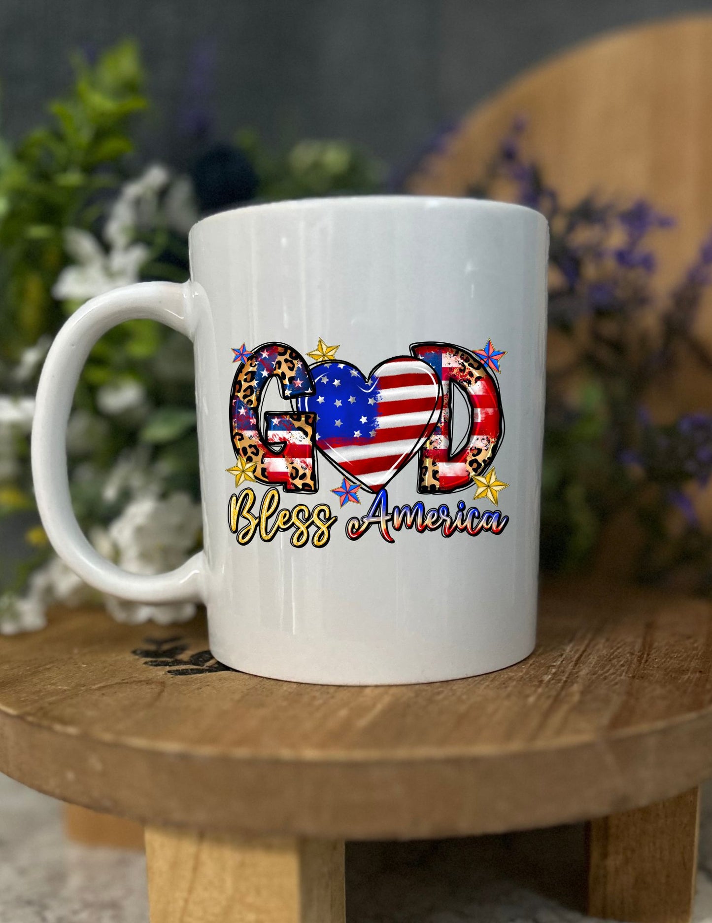 Coffee Cup - God Bless America