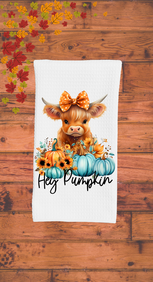 Highland Cow - Hey Pumpkin
