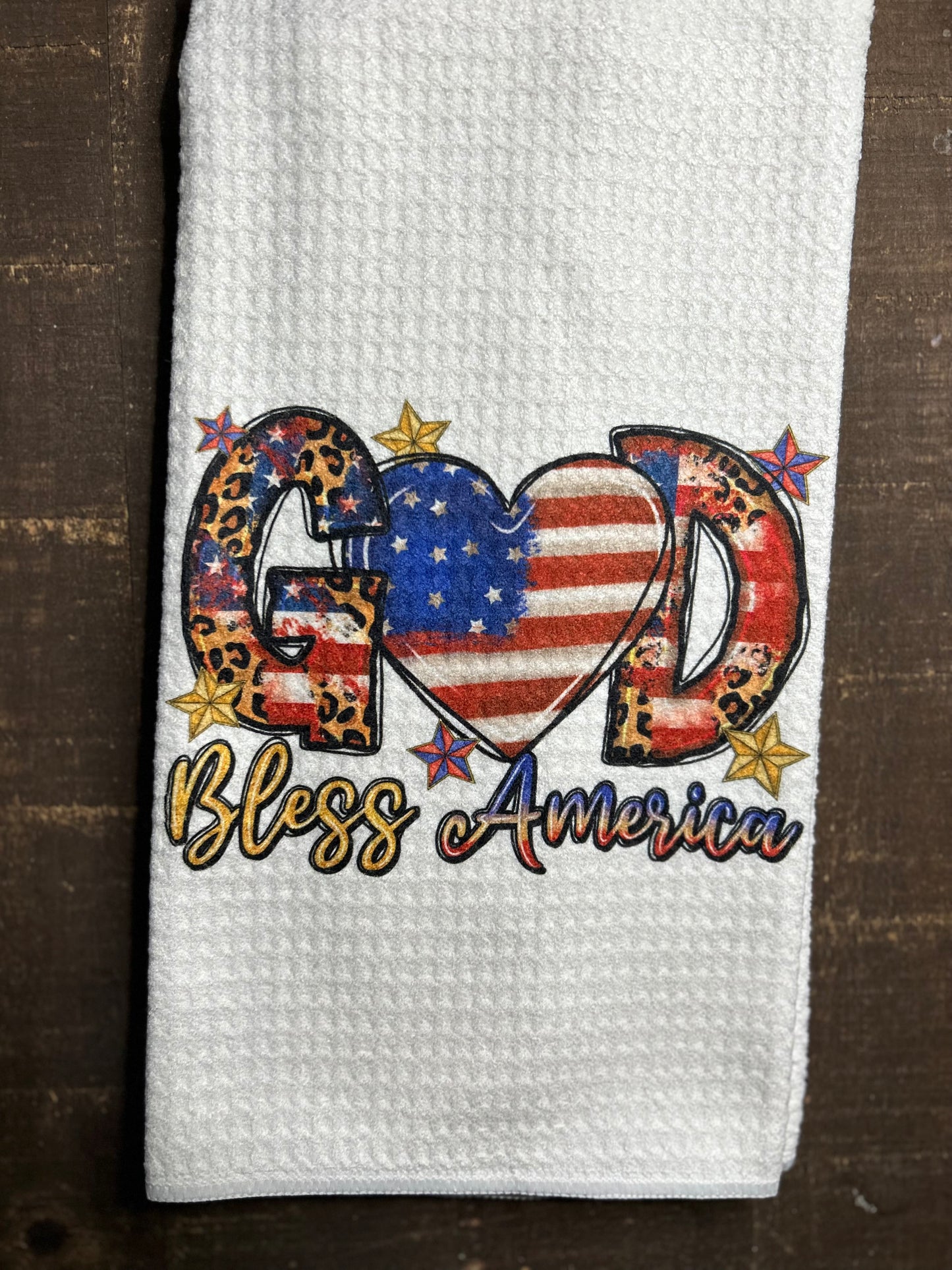 Dish Towel-God Bless America