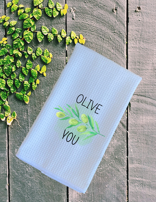 Dish Towel- Olive You