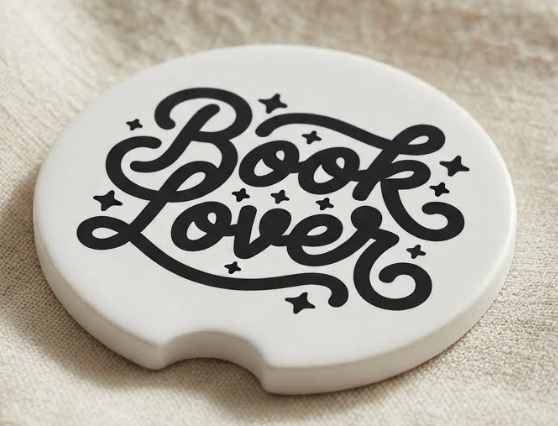 Car Coaster - Book Lover