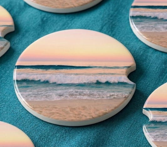 Car Coaster - The Beach