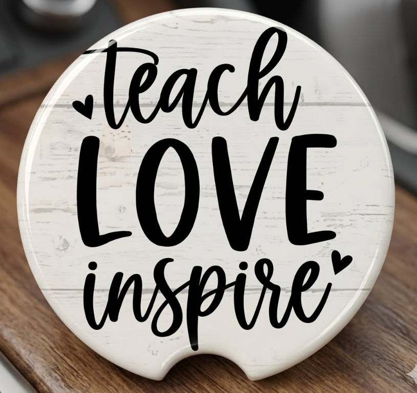 Car Coaster - Teach LOVE Inspire