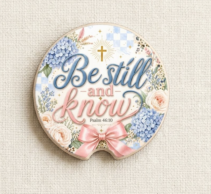 Car Coaster - Be Still and know