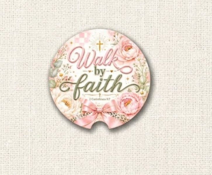 Car Coaster - Walk by faith