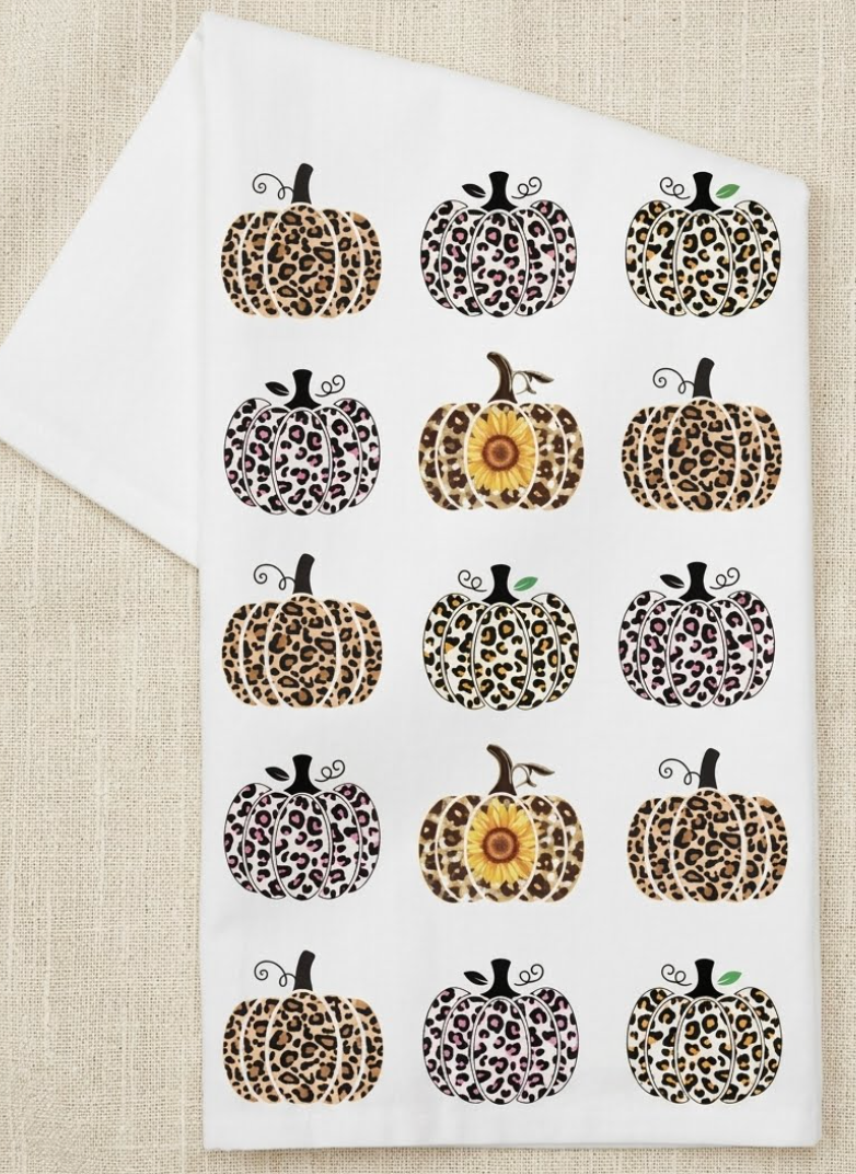 Leopard Prints on Pumpkins