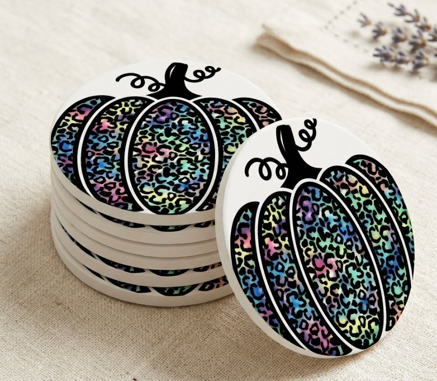 Rainbow Glam Coaster