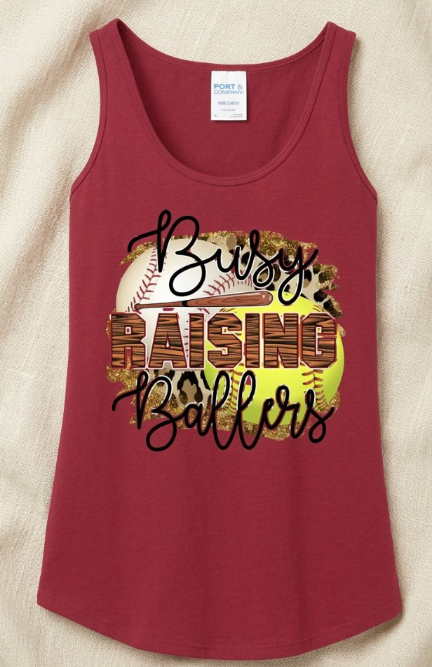 Busy Raising Ballers Tank