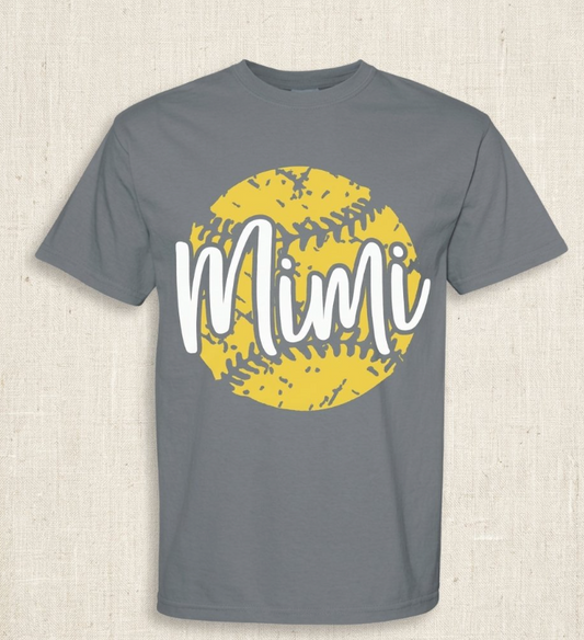 Mimi Baseball Yellow