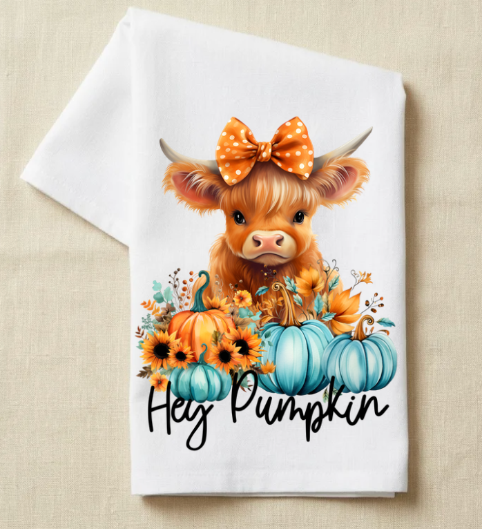Highland Cow - Hey Pumpkin