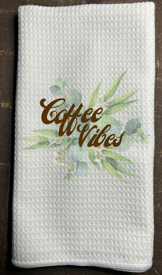 Dish Towel -Coffee Vibes