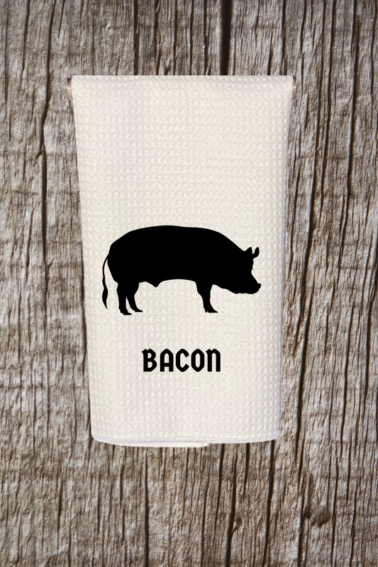 Dish Towel- Bacon