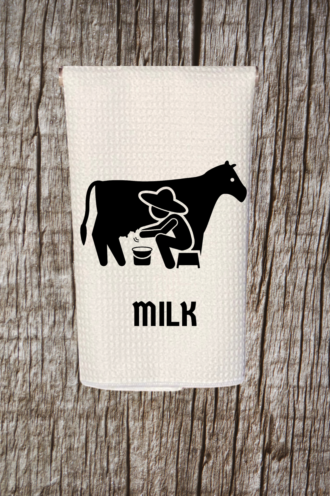 Dish/Hand Towel- Milk