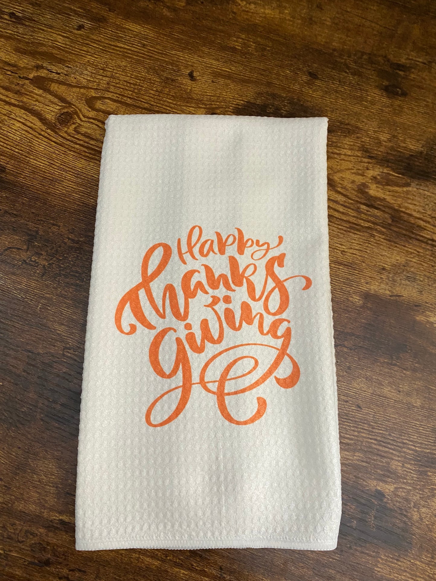 Dish Towel Happy Thanksgiving