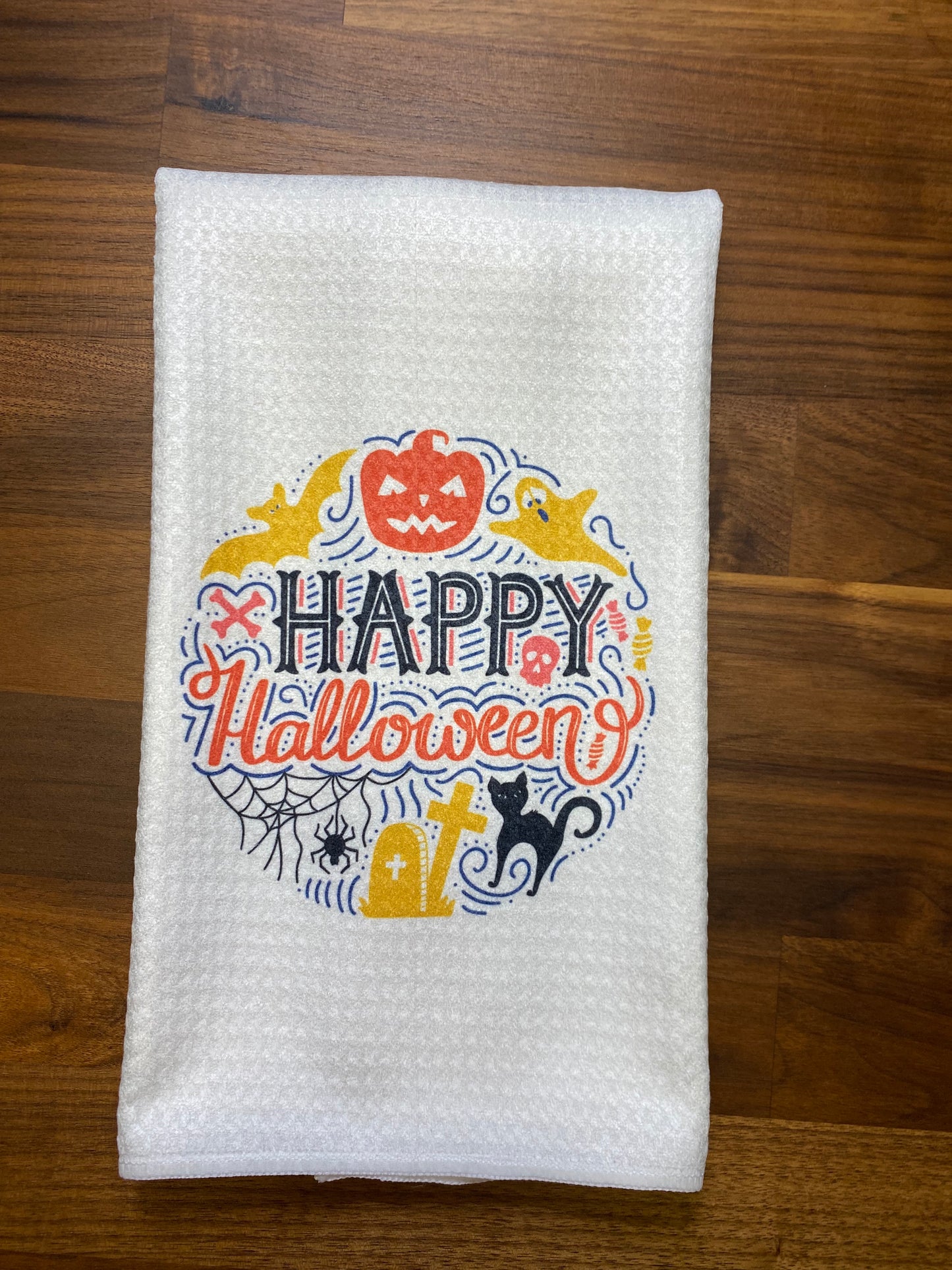 Dish Towel- Happy Halloween