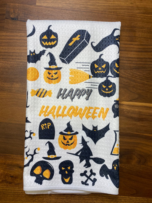 Dish Towel -Happy Halloween