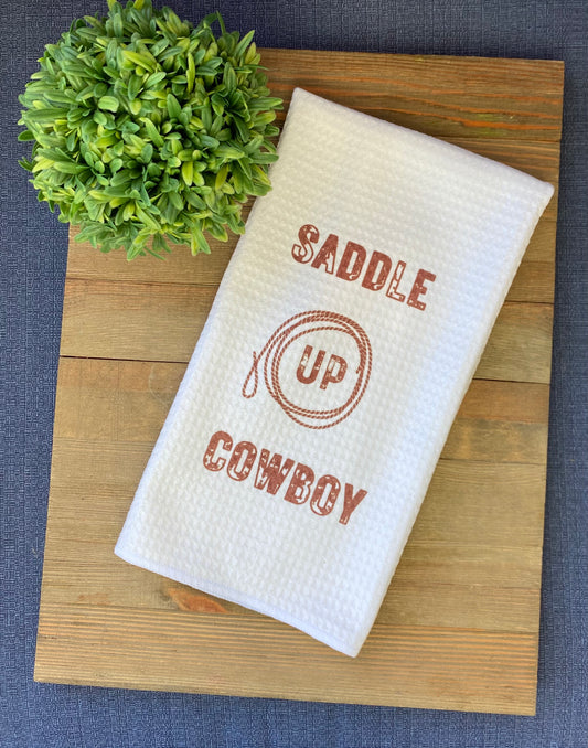 Dish Towel- Saddle Up Cowboy