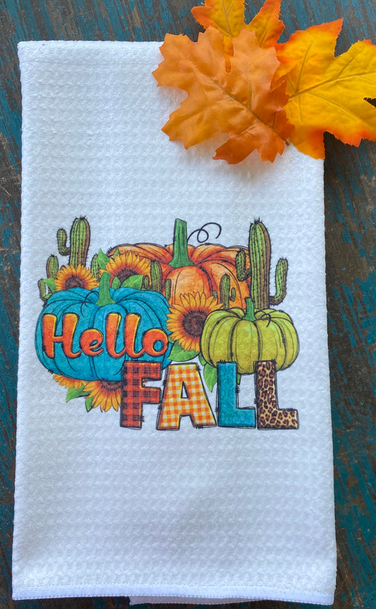 Dish Towel- Hello Fall