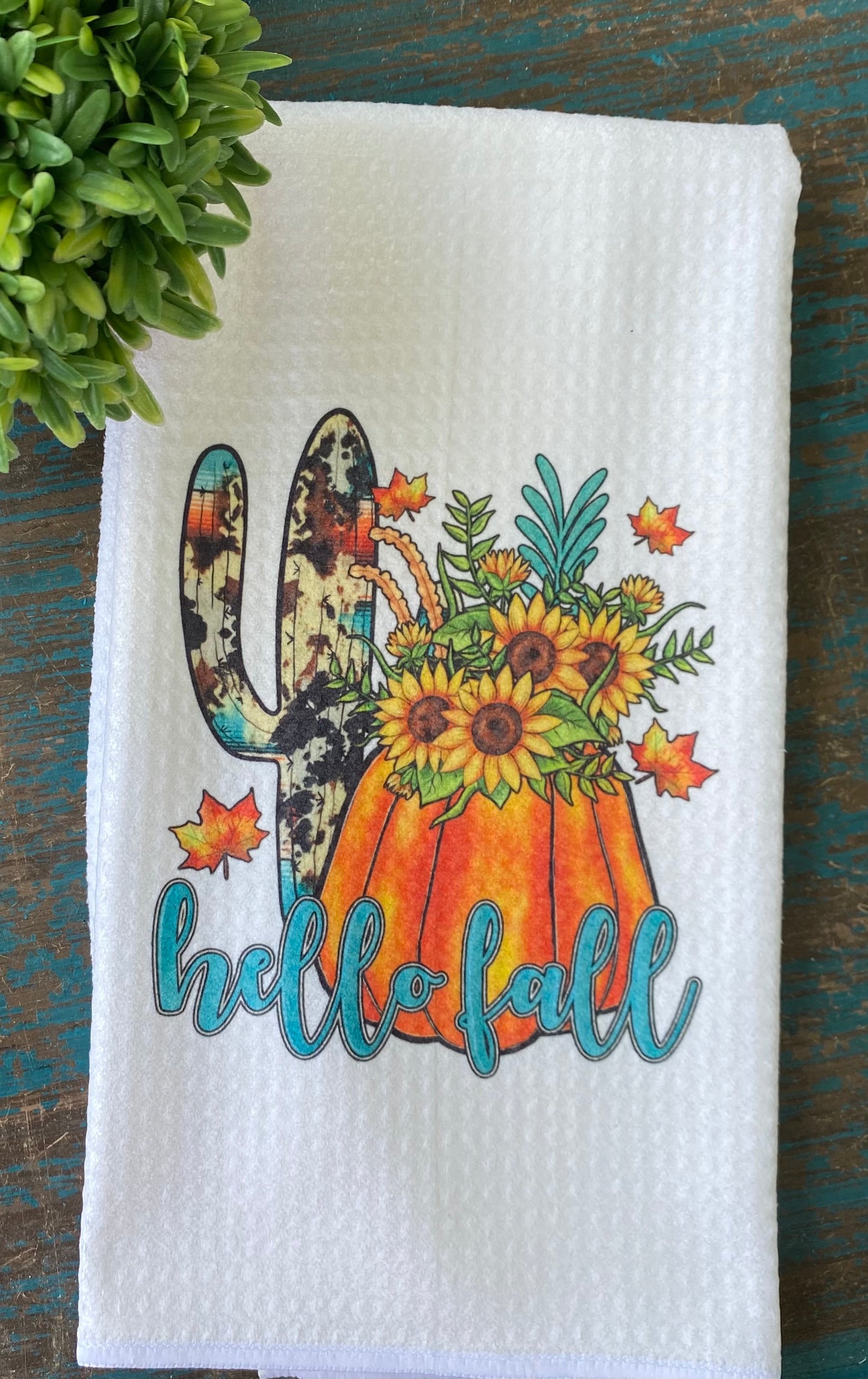 Dish Towel- Hello Fall