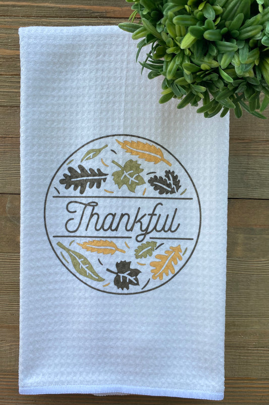 Dish Towel-Thankful